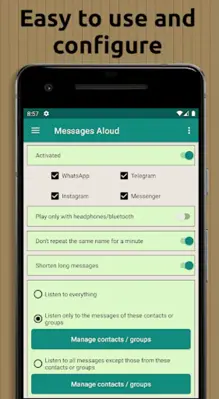 Messages Aloud android App screenshot 3